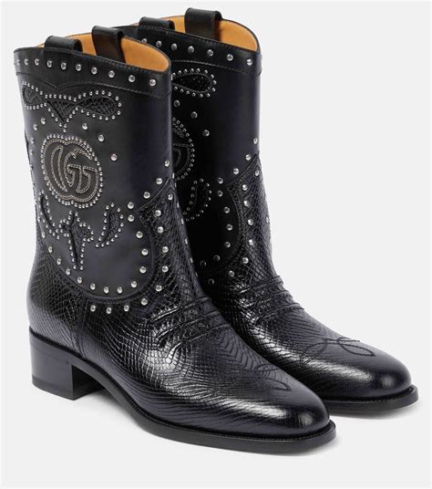 botines gucci mujer|gucci cowboy boots.